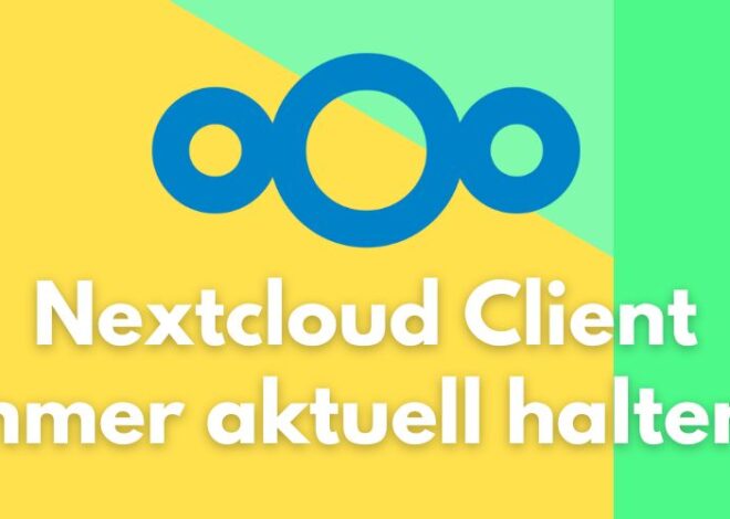 Perbarui Klien Nextcloud – Keamanan & Kinerja