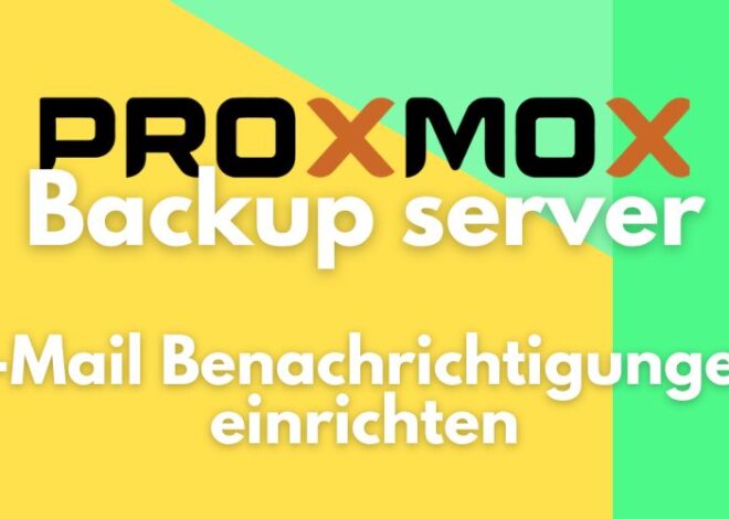 Siapkan pemberitahuan email di Server Cadangan Proxmox