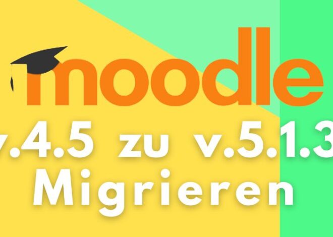 Moodle4.5 auf Moodle5.1.3 migrieren mit ADMIN INTELLIGENCE