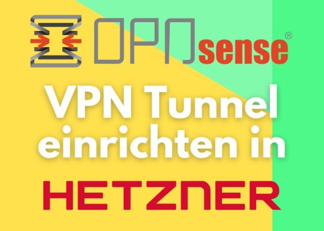 Siapkan terowongan VPN OPNsense ke Hetzner